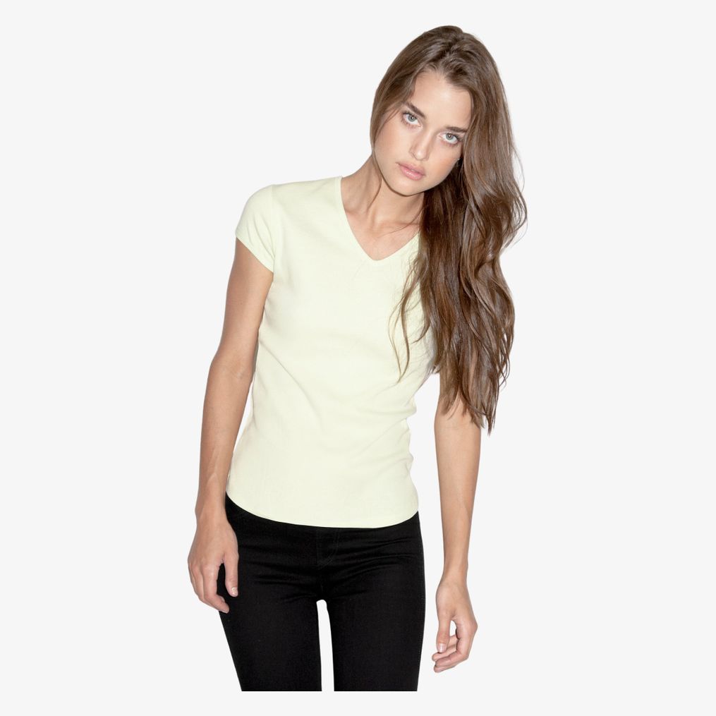 T-shirt femme col V m.courtes BELLA Bella