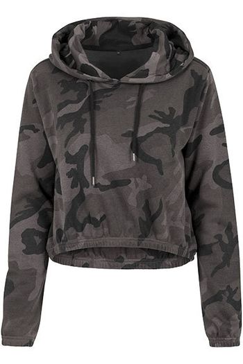 Image produit Ladies Camo Cropped Hoody
