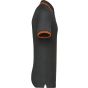 Kariban Polo homme manches courtes à liserés contrastés dark_grey/orange