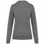 Kariban Premium Pull Mérinos col V femme grey_heather