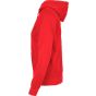 Build Your Brand Basic Ladies Basic Zip Hoody City red