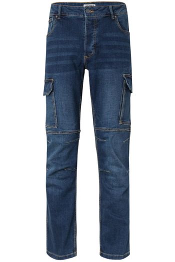 Jean stretch multipoches - Jean Blue