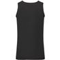 fruit of the loom Valueweight Athletic Vest black