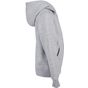 Build Your Brand Kids Organic Basic Zip Hoody heather_grey