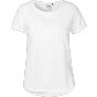 Neutral Ladies Roll Up Sleeve T-Shirt white