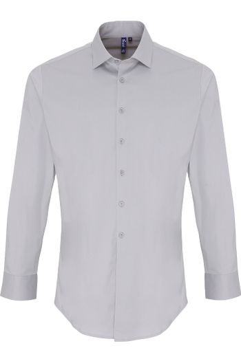 Image produit Chemise en popeline stretch à manches longues pour homme