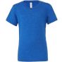 Bella Unisex triblend short sleeve tee true_royal_triblend