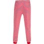 SF Clothing Unisex cuffed lounge pants red/white_stripes