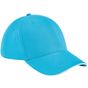 Beechfield Casquette Athleisure à 6 panneaux - surf_blue/white - taille_unique