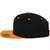 flexfit Classic Snapback 2-Tone Cap black/neon_orange