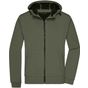 James&Nicholson Men´s Hooded Softshell Jacket olive/camouflage