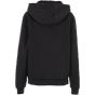 Build Your Brand Ladies Vintage Heavy Zip Hoody Black