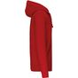 kariban Sweat-shirt capuche zippé unisexe red