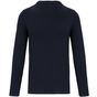 kariban T-shirt col rond manches longues homme navy