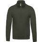 Kariban Sweat-shirt col zippé  dark_khaki