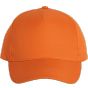 K-up Casquette polyester - 5 panneaux orange