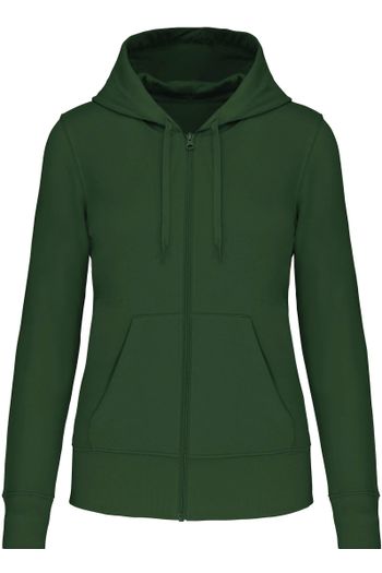 Image produit Sweat-shirt à capuche écoresponsable à fermeture zippée femme