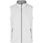 James&Nicholson Men´s Promo Softshell Vest white/white