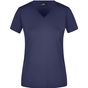 James&Nicholson Ladies´ Slim Fit V-T navy
