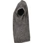 Build Your Brand Ladies Acid Washed Extended Shoulder Tee darkgrey_white