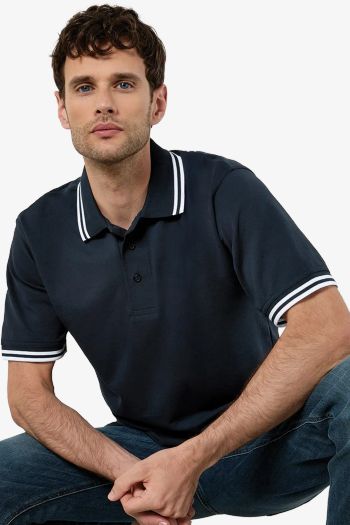Tipped Collar Polo
