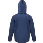 Result Mens recycled hooded softshell navy/royal
