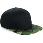 Beechfield Casquette snapback camouflage black/jungle_camo