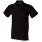 Henbury Polo piqué stretch HENBURY black
