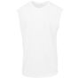 Build Your Brand Sleeveless Tee white