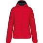 Kariban doudoune légère capuche femme red