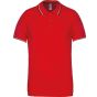 Kariban Polo maille piquée manches courtes homme red/navy/white