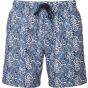 Wombat Short de bain homme white/navy_leaf