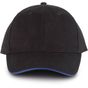 K-up Orlando - Casquette 6 panneaux black/royal_blue