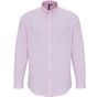 Premier Chemise à rayures Oxford pour homme white/pink