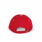 k-up Top - Casquette 6 panneaux red/grey