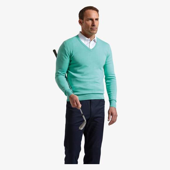 Cotton v-neck sweater  Glenmuir