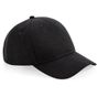 Beechfield Casquette à 5 panneaux en coton biologique black