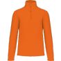 Kariban Enzo > Micropolaire col zippé homme orange