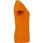 fruit of the loom Ladies Iconic 195 ringspun premium T orange