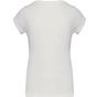 kariban t-shirt col bateau manches courtes femme white