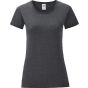 fruit of the loom Ladies Iconic 150 T dark heather grey