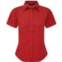 Premier Chemises popeline à manches courtes pour femme - red - M