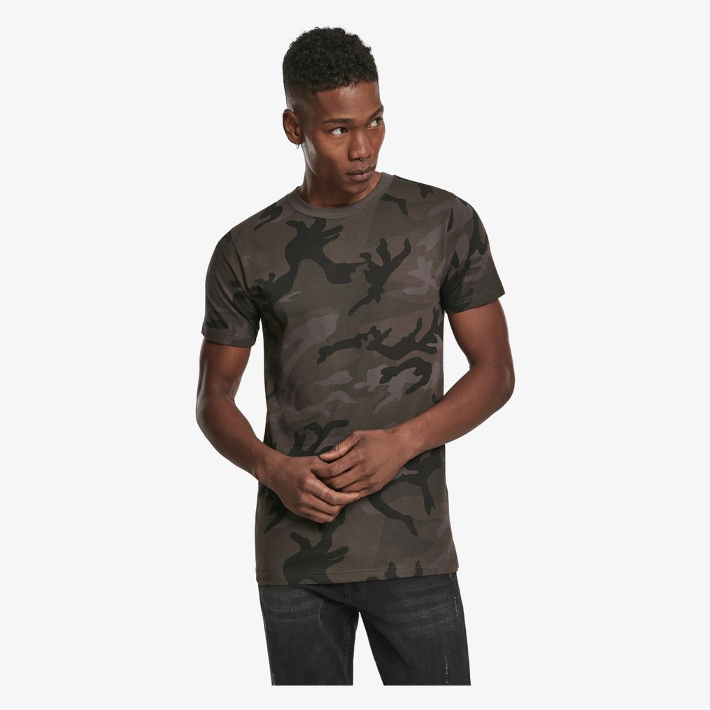 Camo Round Neck Tee Build Your Brand