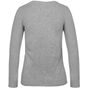 B&C Collection #E190 LSL /Women gris sport