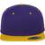 flexfit Classic Snapback 2-Tone Cap purple/gold