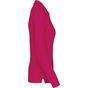 Kariban Polo manches longues femme fuchsia