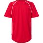 James&Nicholson Team Shirt Junior red/white