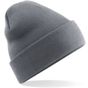 Beechfield Bonnet Original à revers gris graphite