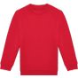 B&C Collection Kids ID.332 Crew Sweatshirt red