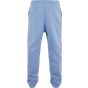 Build Your Brand Fluffy Trackpants Powder blue
